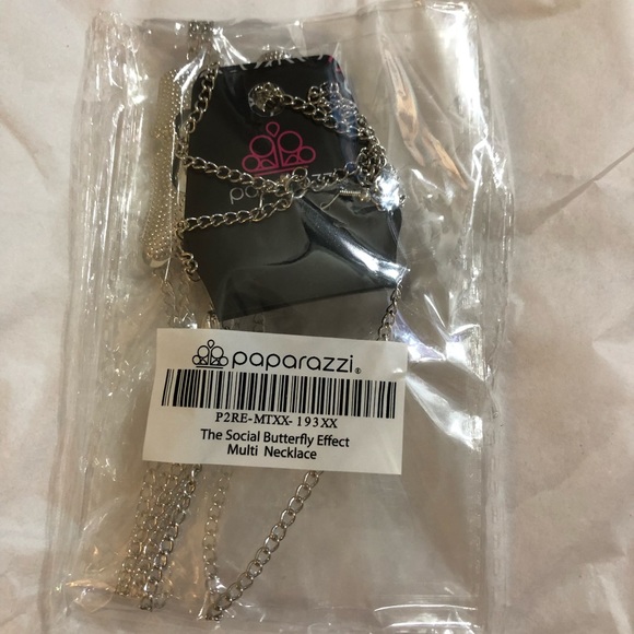 Paparazzi The Social Butterfly Effect Multi Necklace - Picture 6 of 6